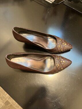 Nine west heels sz. 7 brown